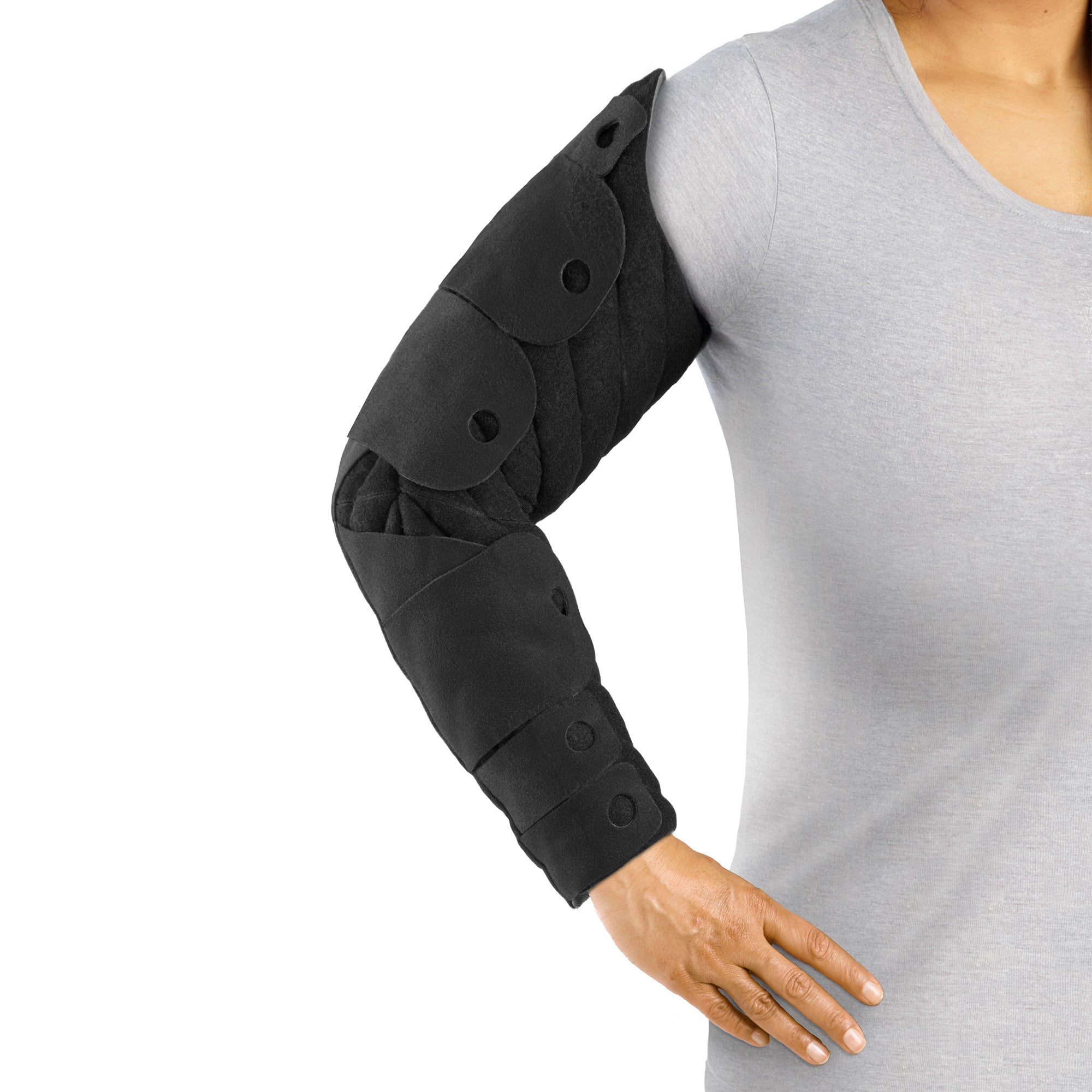 Lipoelastic AP Variang Long Sleeve - Compression Arm Sleeves With Padd –