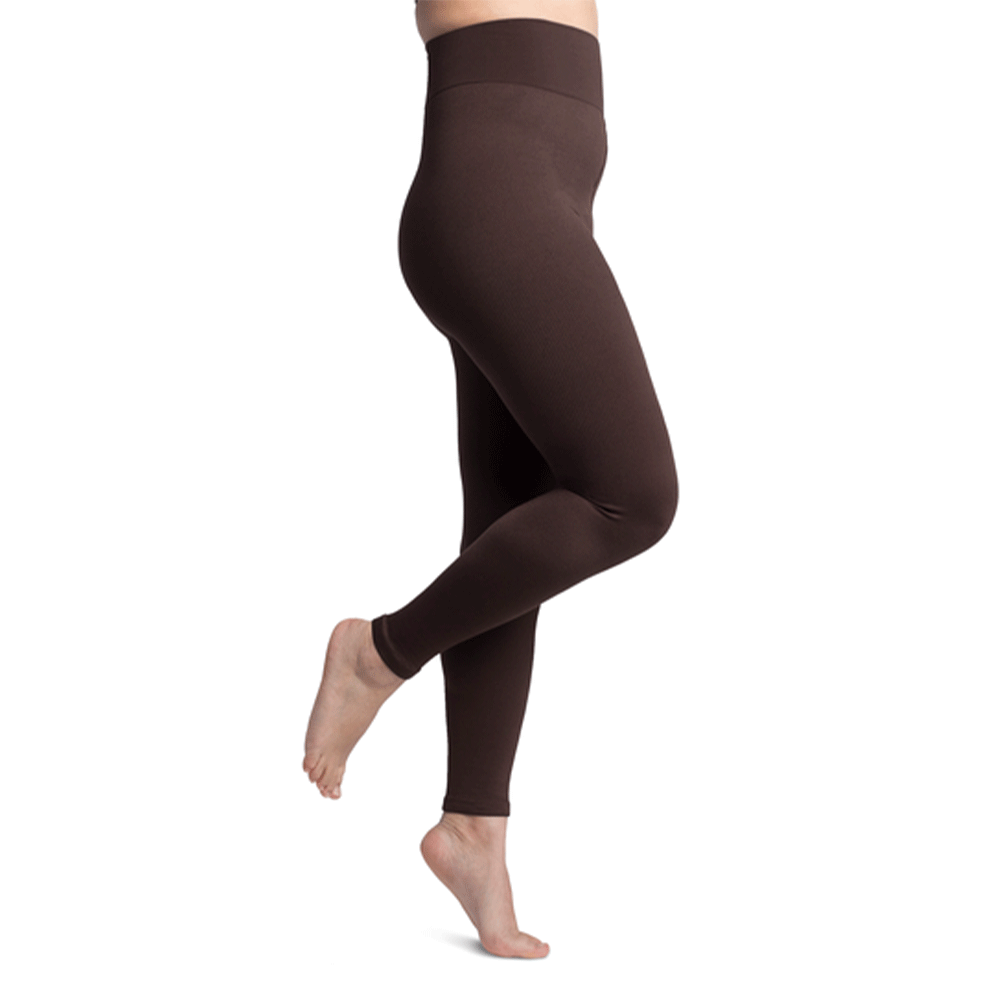 RejuvaWear Footless Compression Leggings 15-20mmHg (Black) X-Large