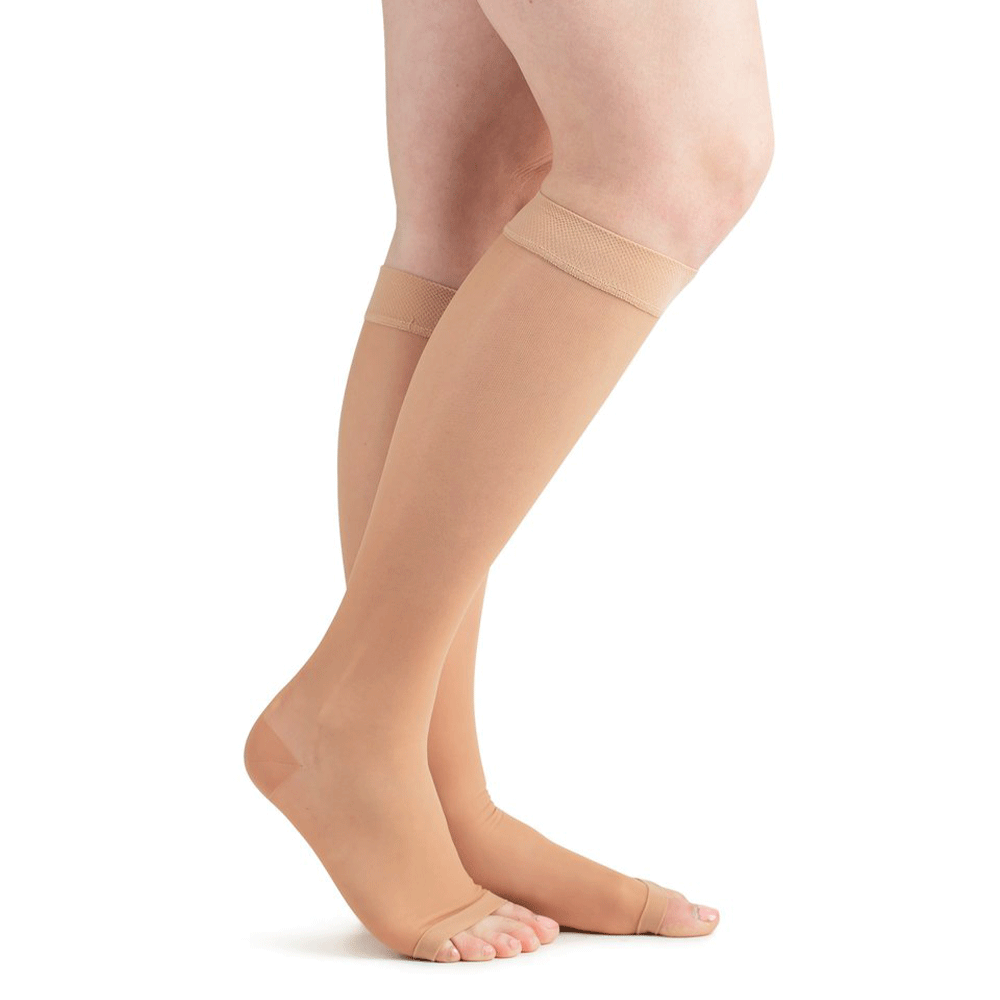 JOBST® UltraSheer Women's Knee High 15-20 mmHg, Open Toe