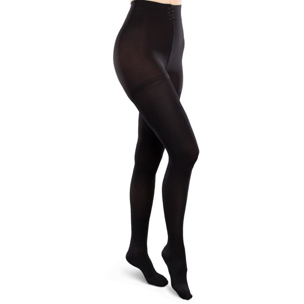 Dynaven Opaque Pantyhose 30-40 mmHg, Open Toe – Compression Store