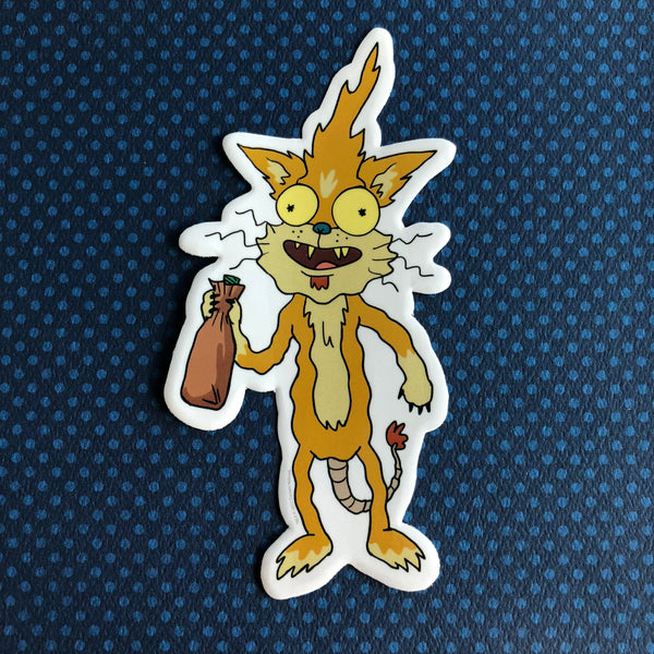 Rick And Morty Sticker Squanchy Hot Merch