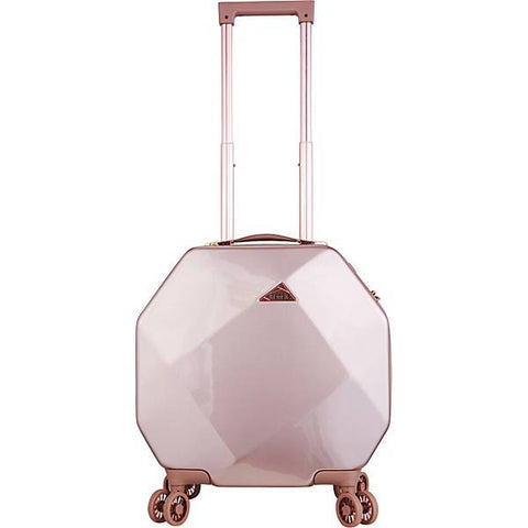 kensie gemstone luggage 24 rose gold