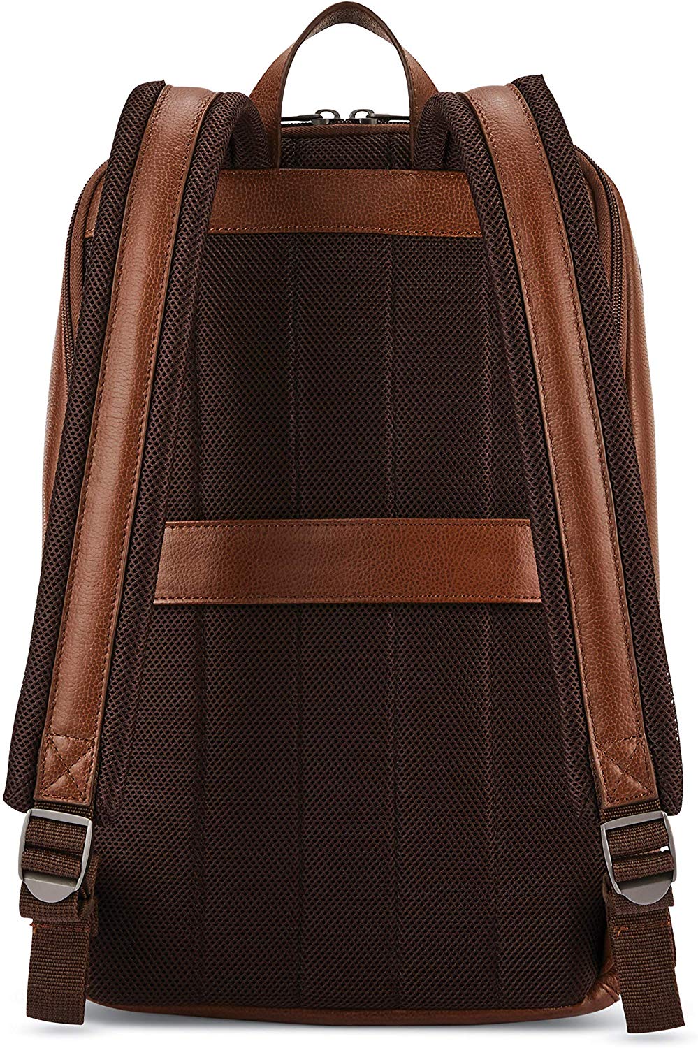 samsonite slim leather backpack