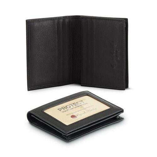 Osgoode Marley RFID Gusset Card Case with ID Espresso