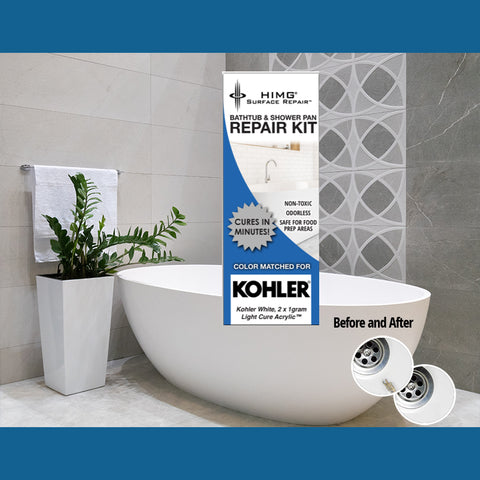 Shower Pan Repair Kits for Tubs and Showers – HIMG® Surface Repair