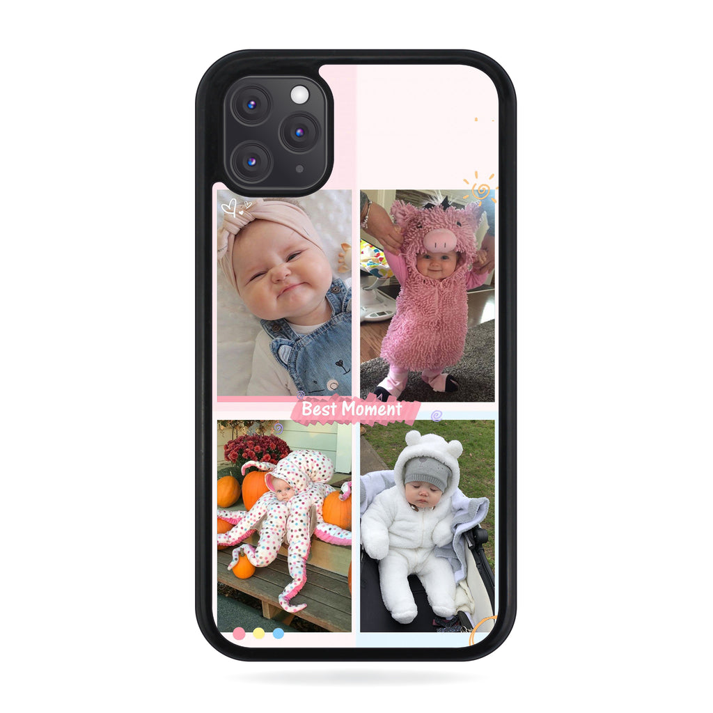 Personalised Photo Baby's Cute Best Moment Vector Art Theme  - Personalised Phone Case | Ai Printing - Ai Printing