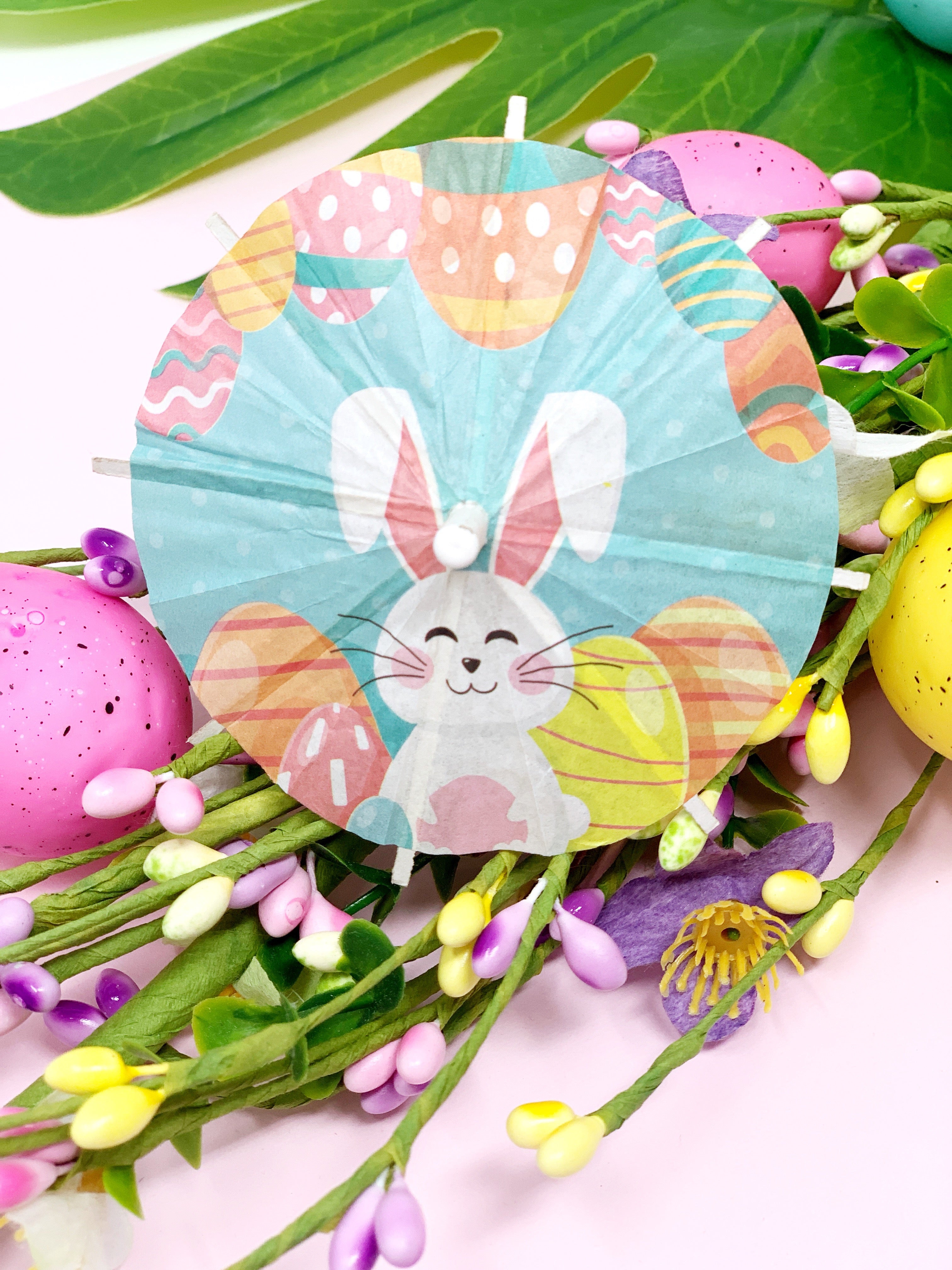 Easter Bunny Cocktail Umbrella