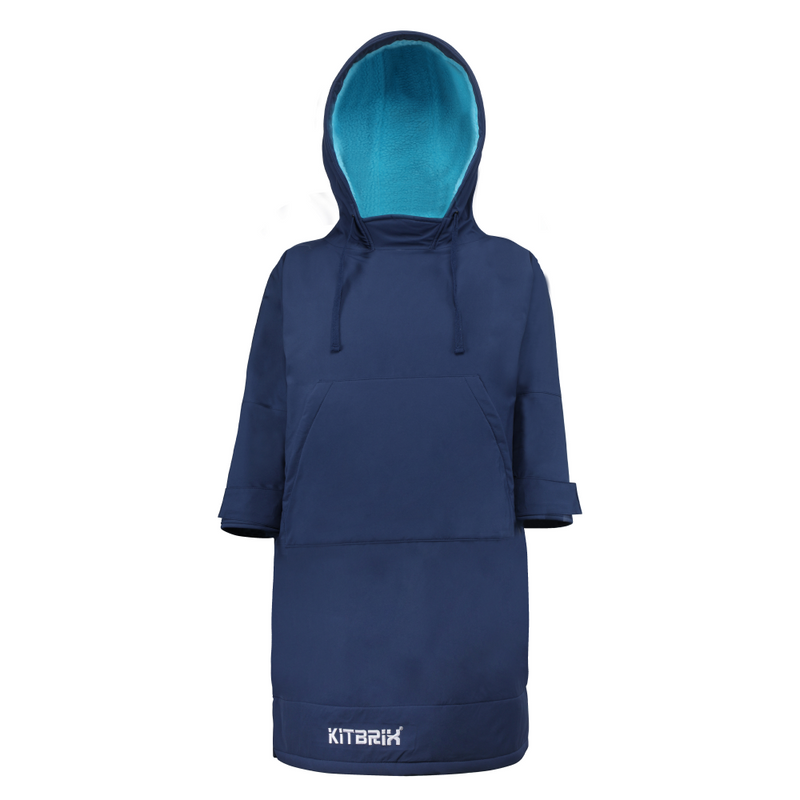 KitBrix Kids Poncho - Navy & Blue | Extra 15% off with our exclusive Code ’CYCLINGBARGAINS15’