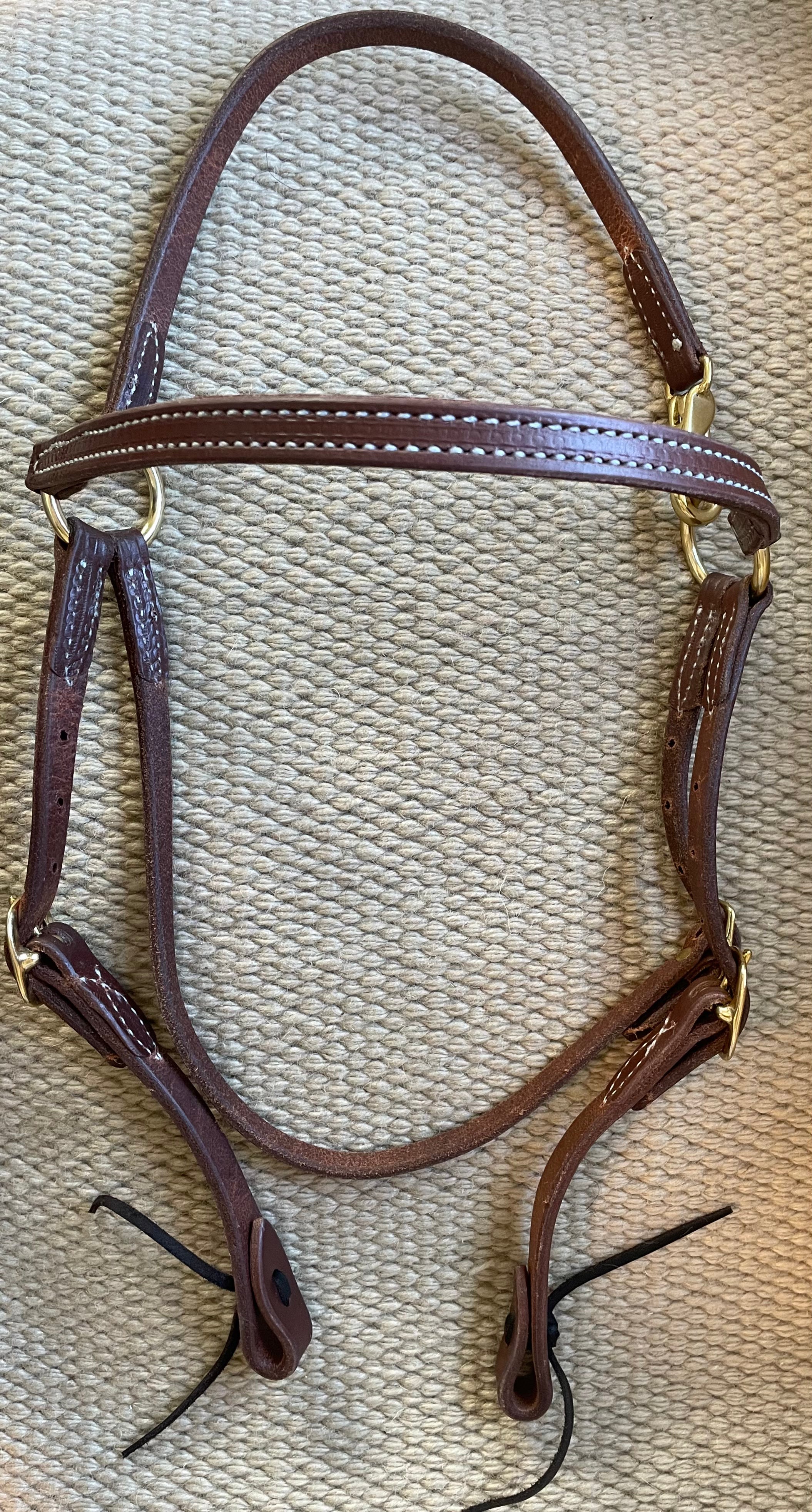 Headstall - HS185 - Heavy Oiled Mule Browband