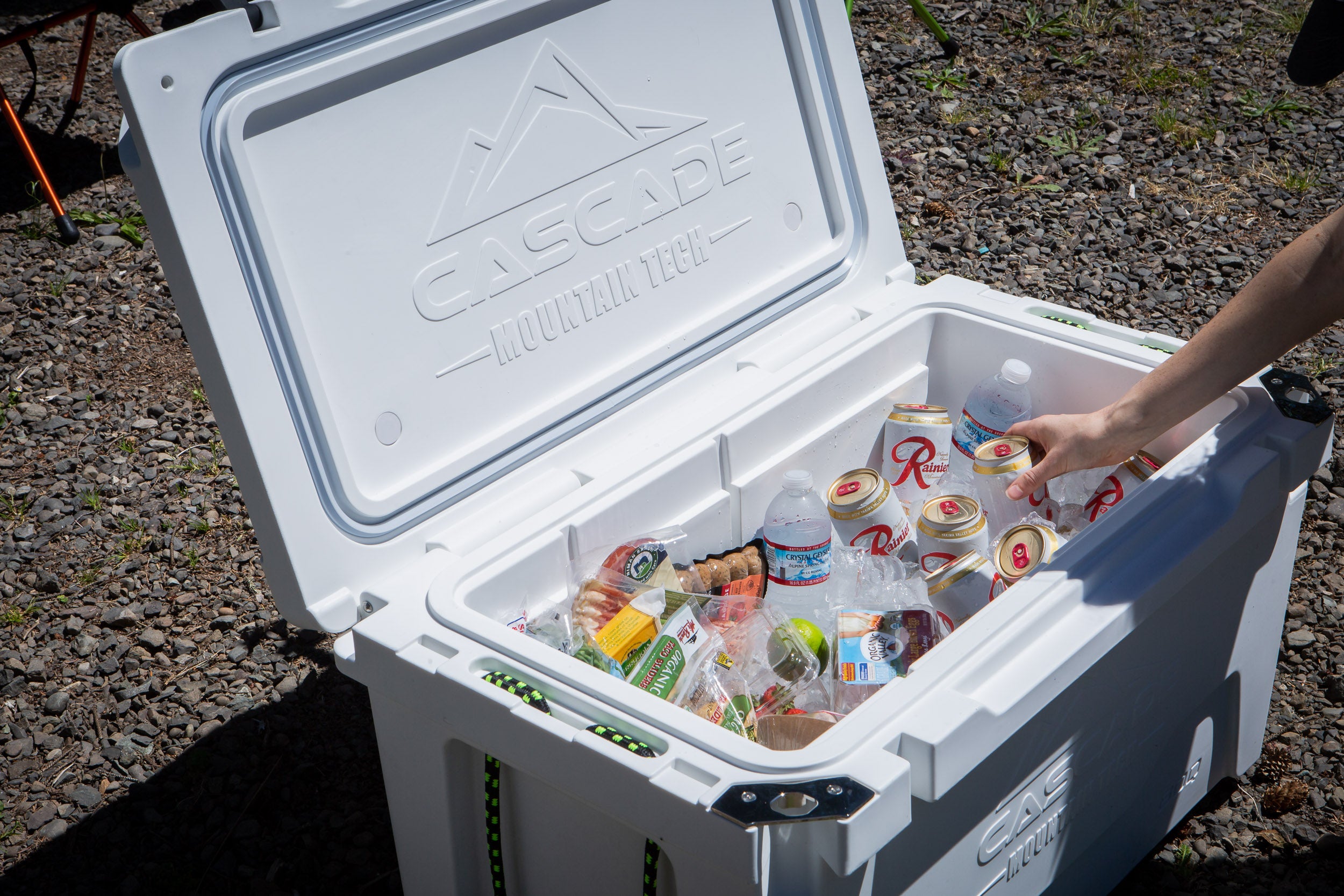 maxing out the storage capacity of your camping cooler