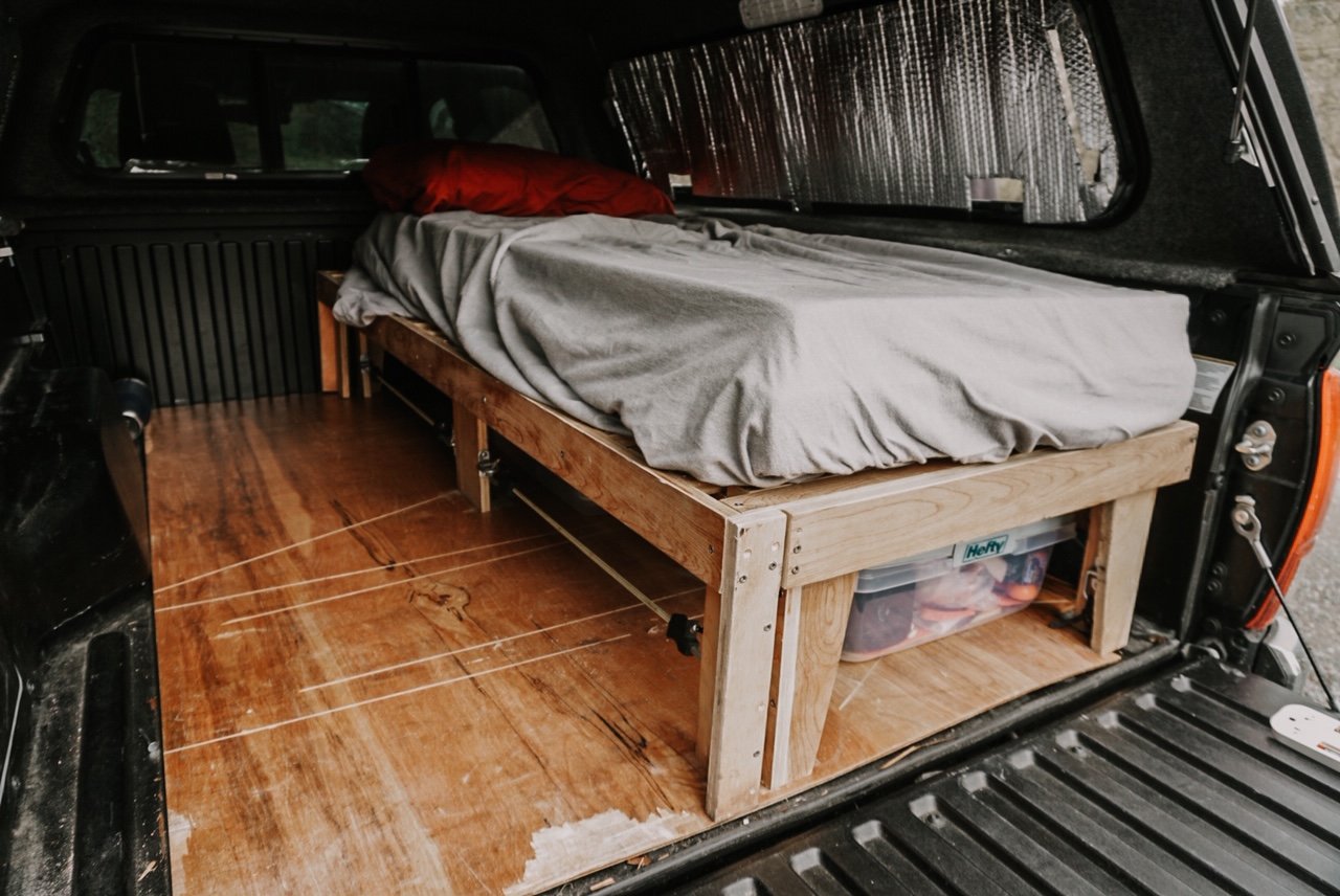 Camp truck bed