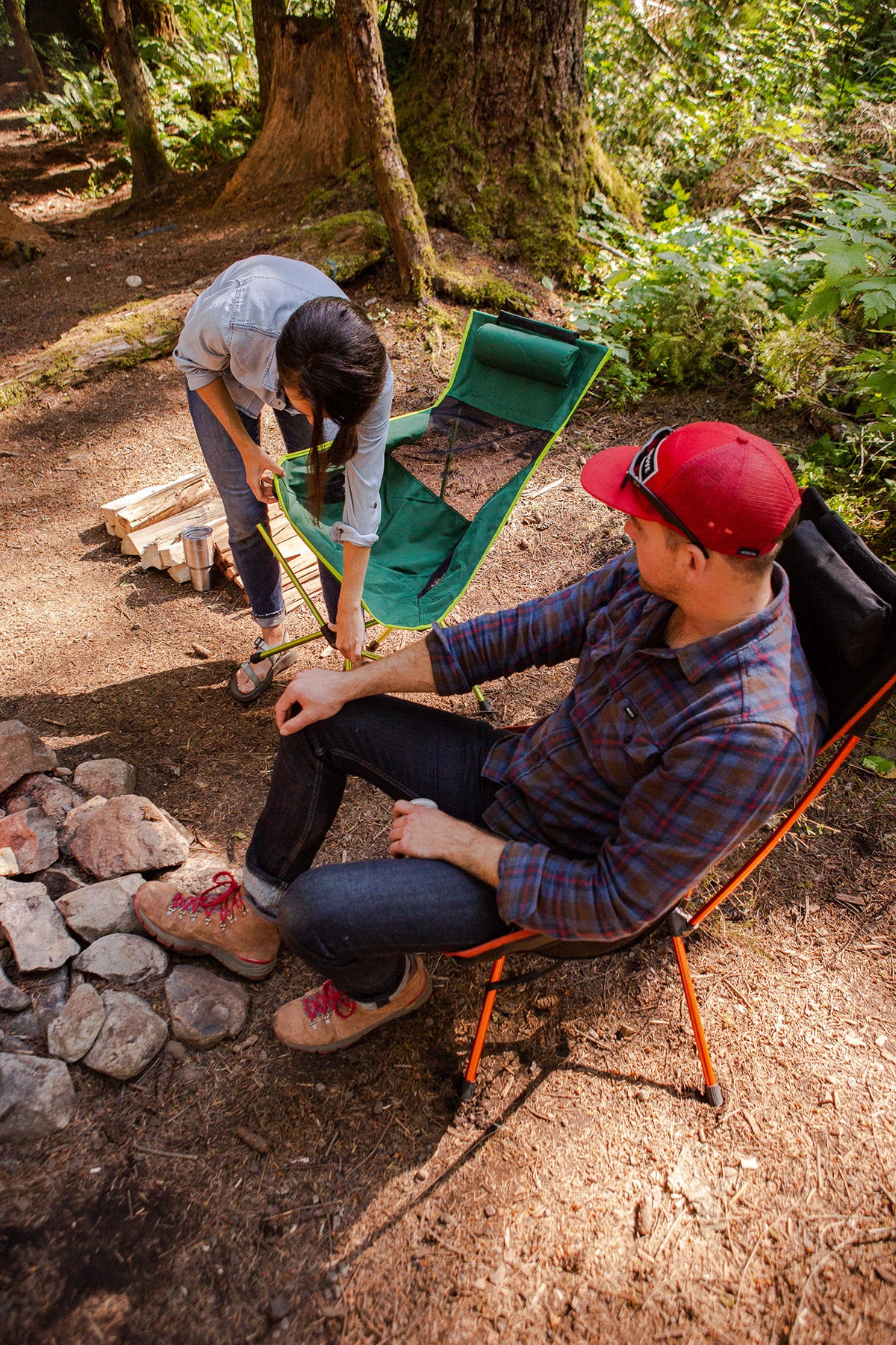 cascade mountain tech ultralight high back chair