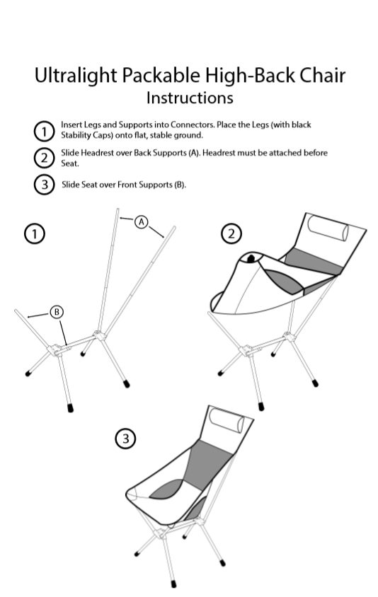 packable camp chair