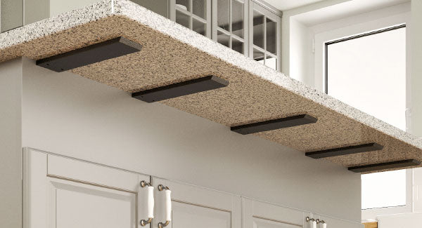 Hidden Countertop Brackets Support Your Granite Countertops