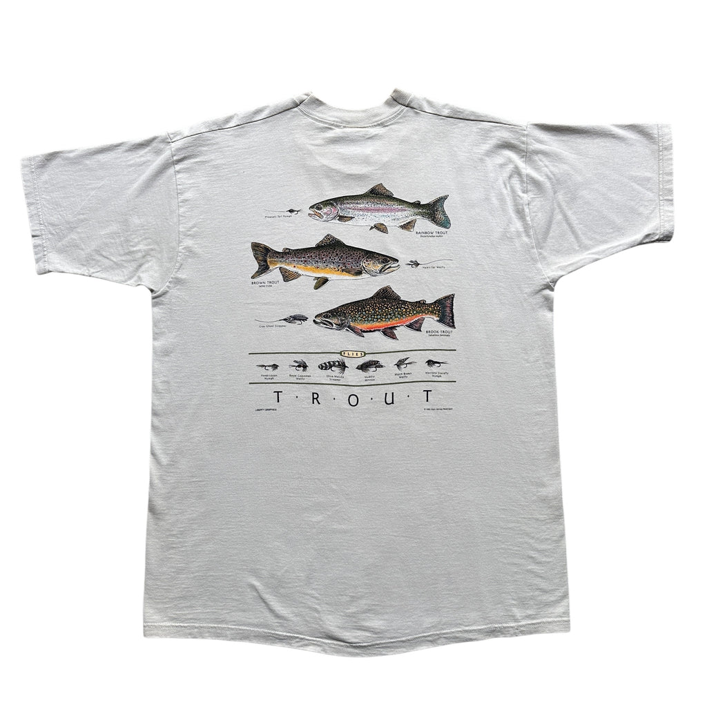 Vintage 90s L.L. Bean Fly Fishing T Shirt 