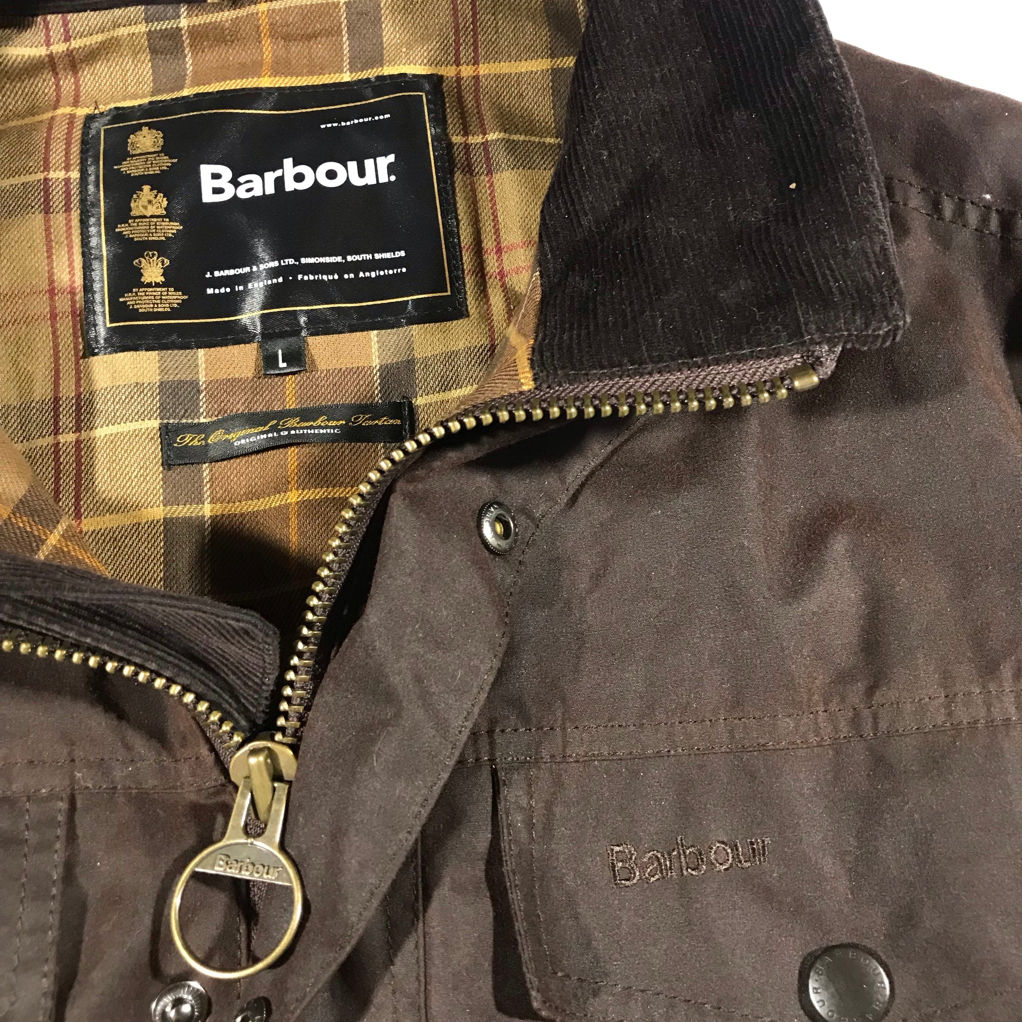 Barbour drover jacket. large – Vintage 