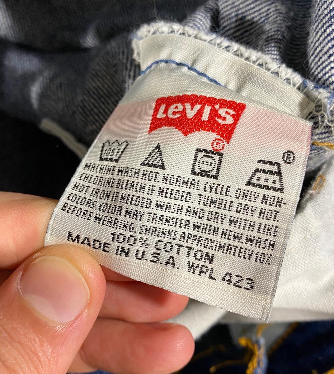 Levis 501 dark. Made in usa🇺🇸 32/36. – Vintage Sponsor