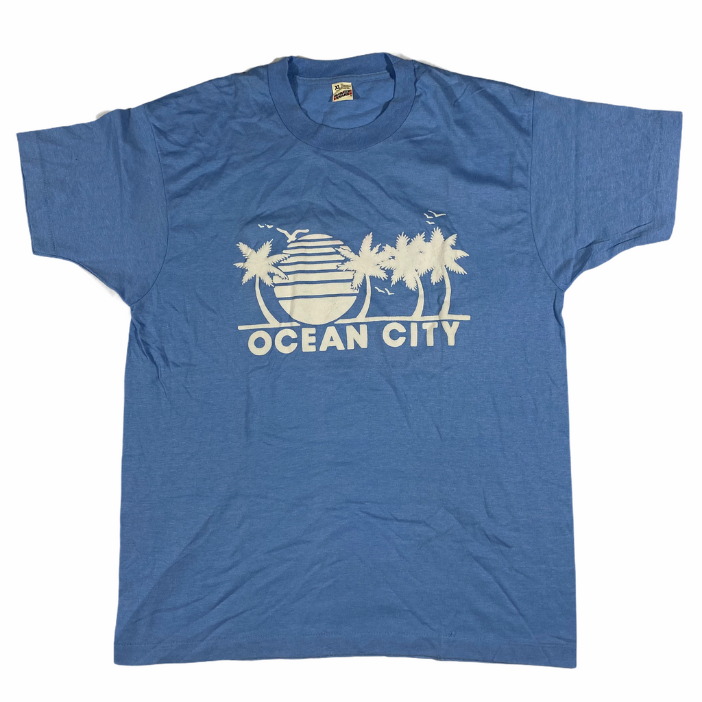 XS * vintage 80s Ocean City Maryland fishing t shirt