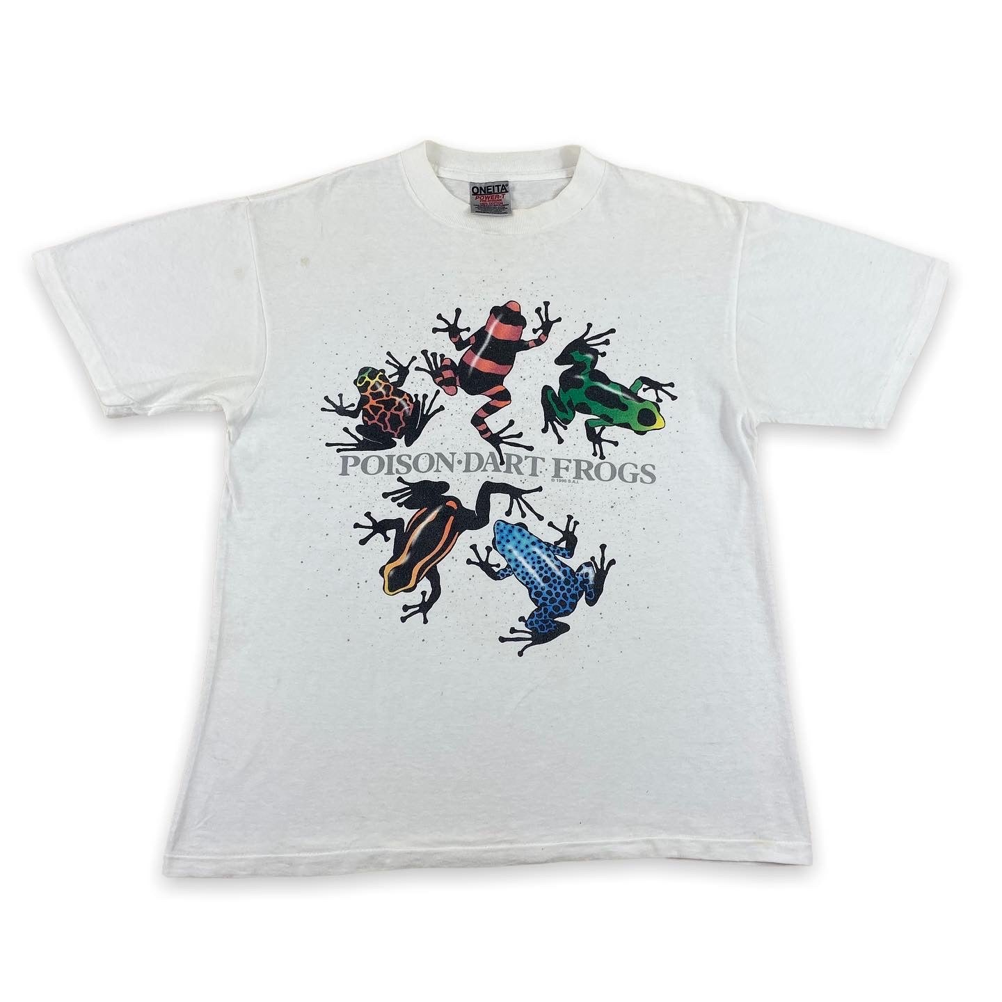 image of 90s Poison dart frogs tee S/M