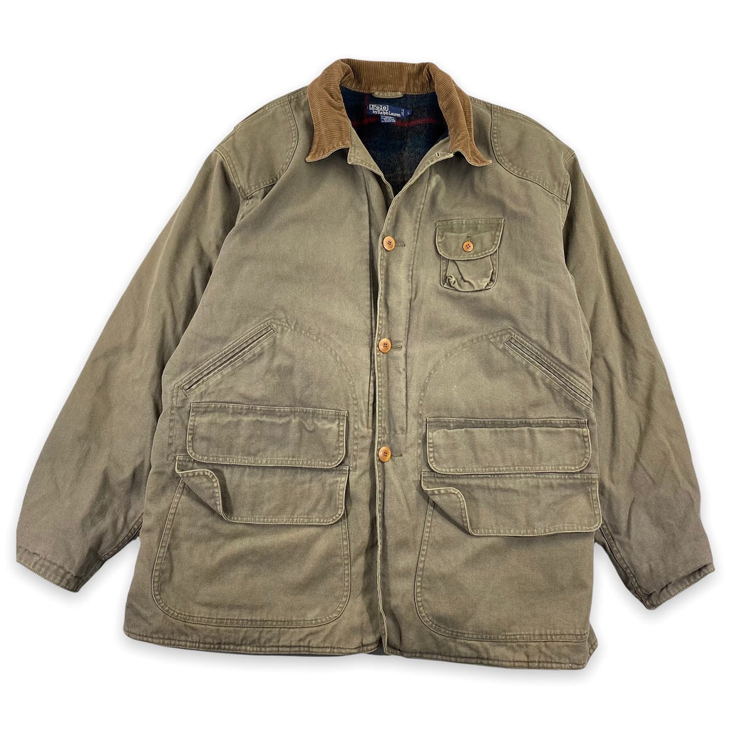 Polo ralph lauren hunting jacket chore coat large – Vintage Sponsor