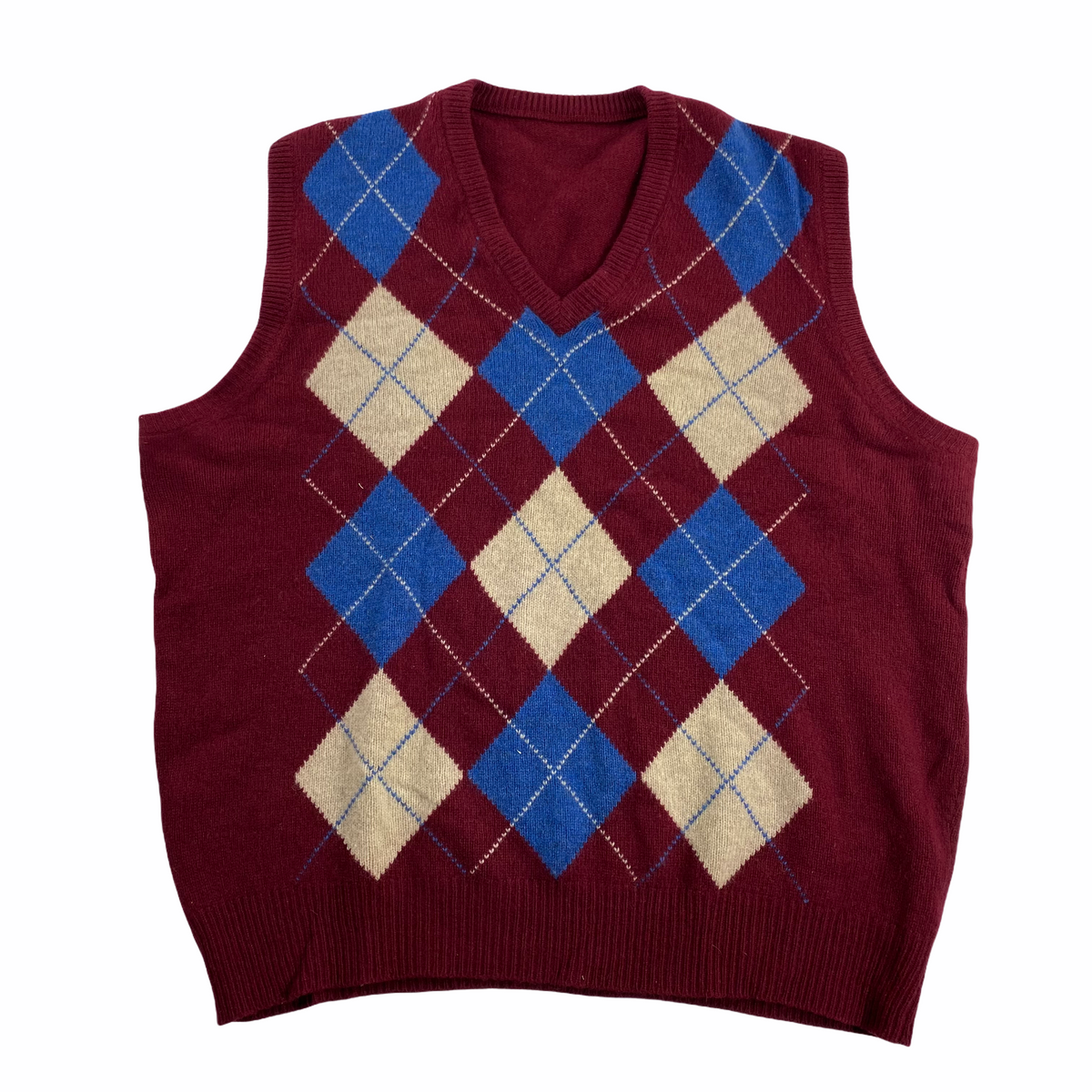 50s Argyle sweater vest. large – Vintage Sponsor