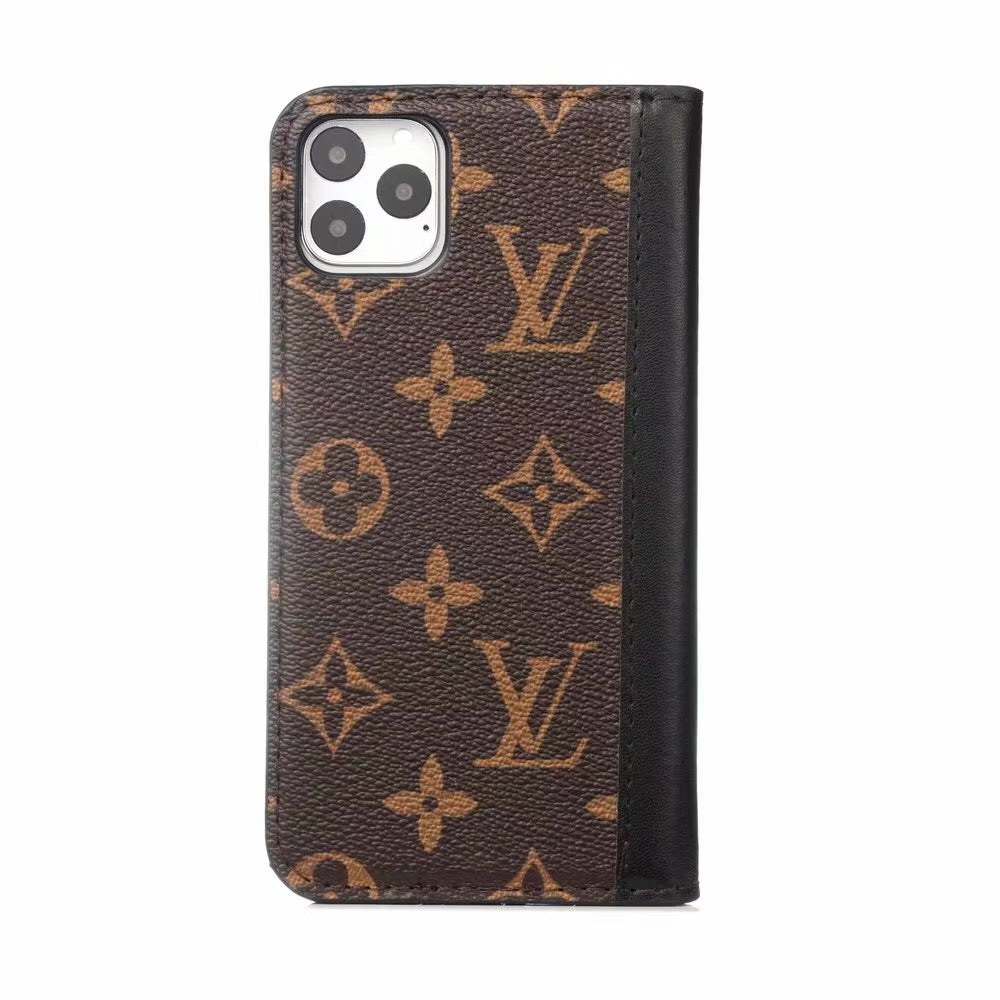 Louis Vuitton Leather Wallet Phone Case For iPhone 6/6s Plus 50% Off – Phone Swag