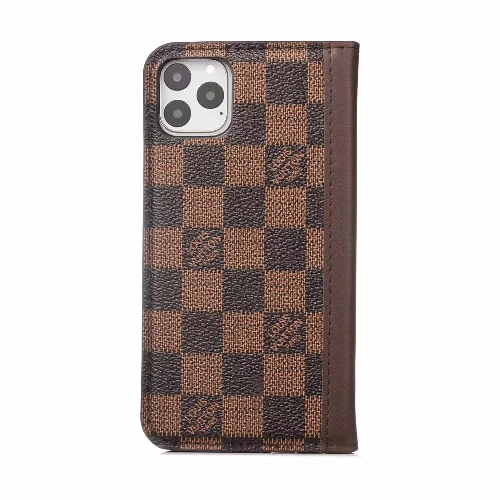 Louis Vuitton Leather Wallet Phone Case For iPhone 11 50% Off Retail – Phone Swag