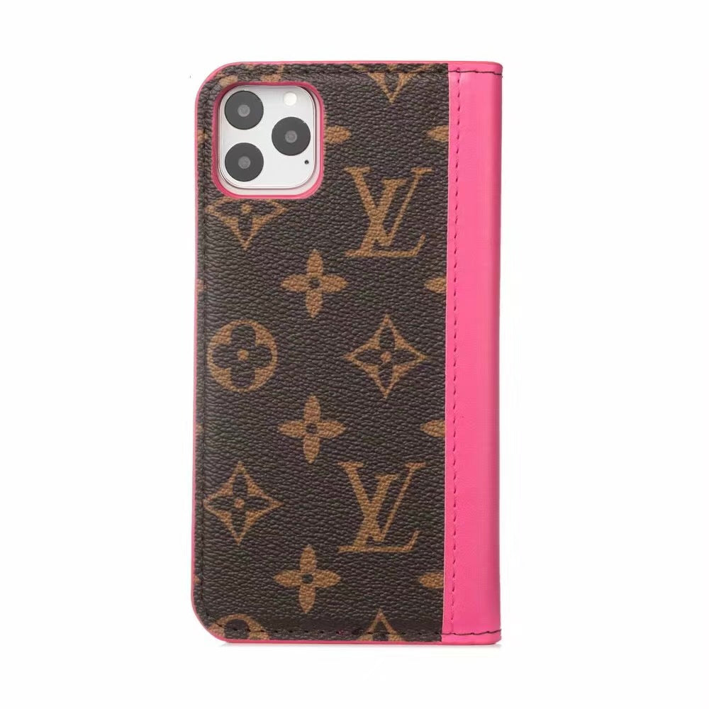 Louis Vuitton Leather Wallet Phone Case For iPhone 6/6s Plus 50% Off – Phone Swag