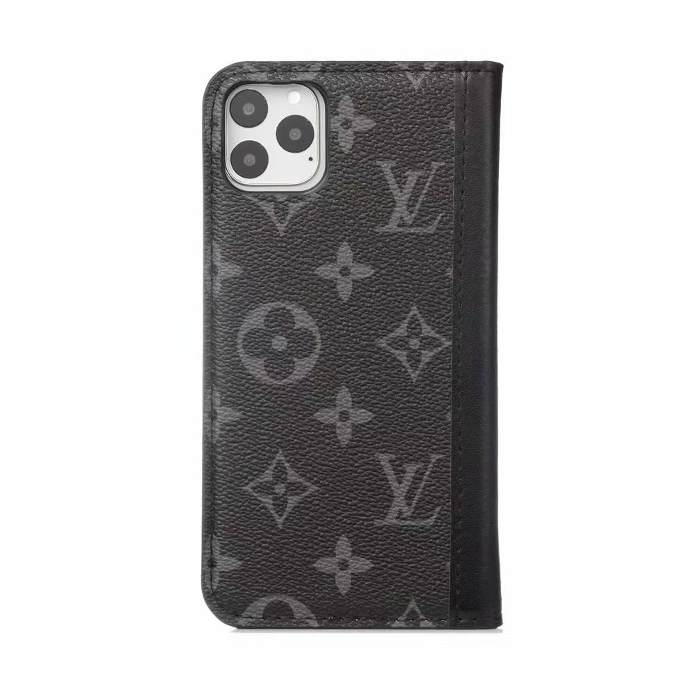 Louis Vuitton Leather Wallet Phone Case For iPhone 11 Pro 50% Off – Phone Swag