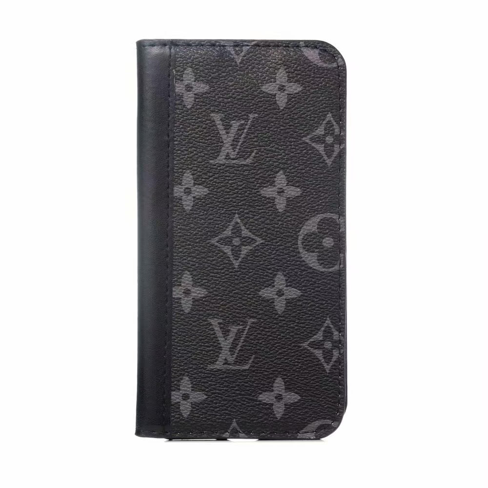 Louis Vuitton Leather Wallet Phone Case For iPhone 7/8 Plus 50% Off – Phone Swag