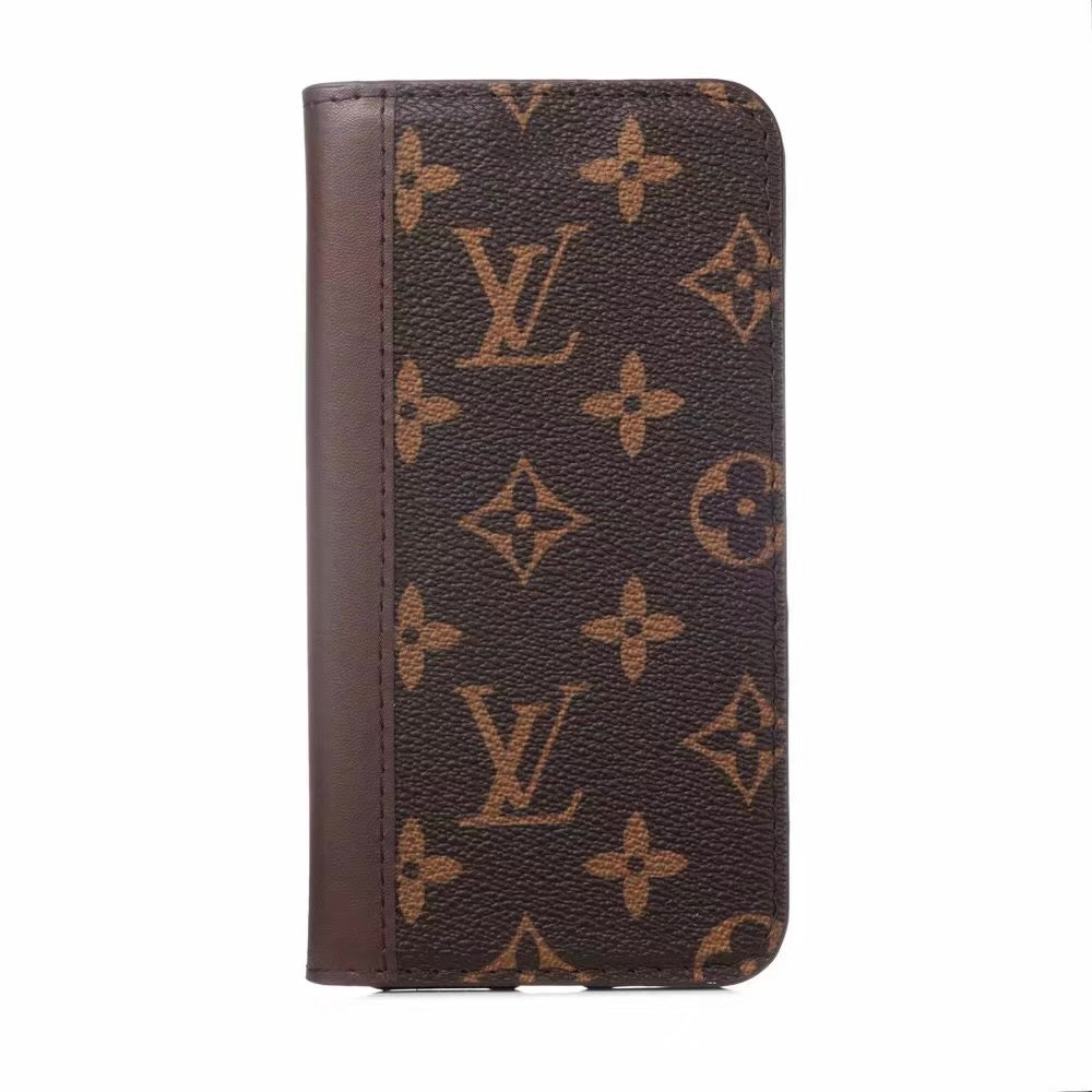 Louis Vuitton Leather Wallet Phone Case For iPhone 11 Pro 50% Off – Phone Swag