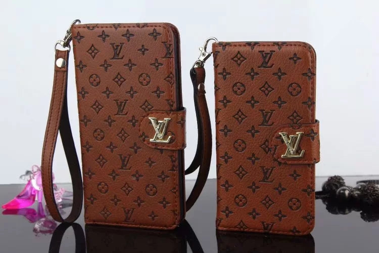 LOUIS VUITTON IPhone 7/8 Folio Monogram Canvas Phone Case Brown