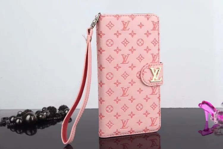 Louis Vuitton Leather Wallet Phone Case For iPhone XS Max 50% Off – Phone Swag