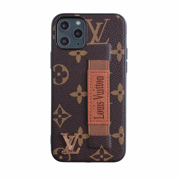 Louis Vuitton Leather Phone Case For iPhone 12 Pro – Phone Swag