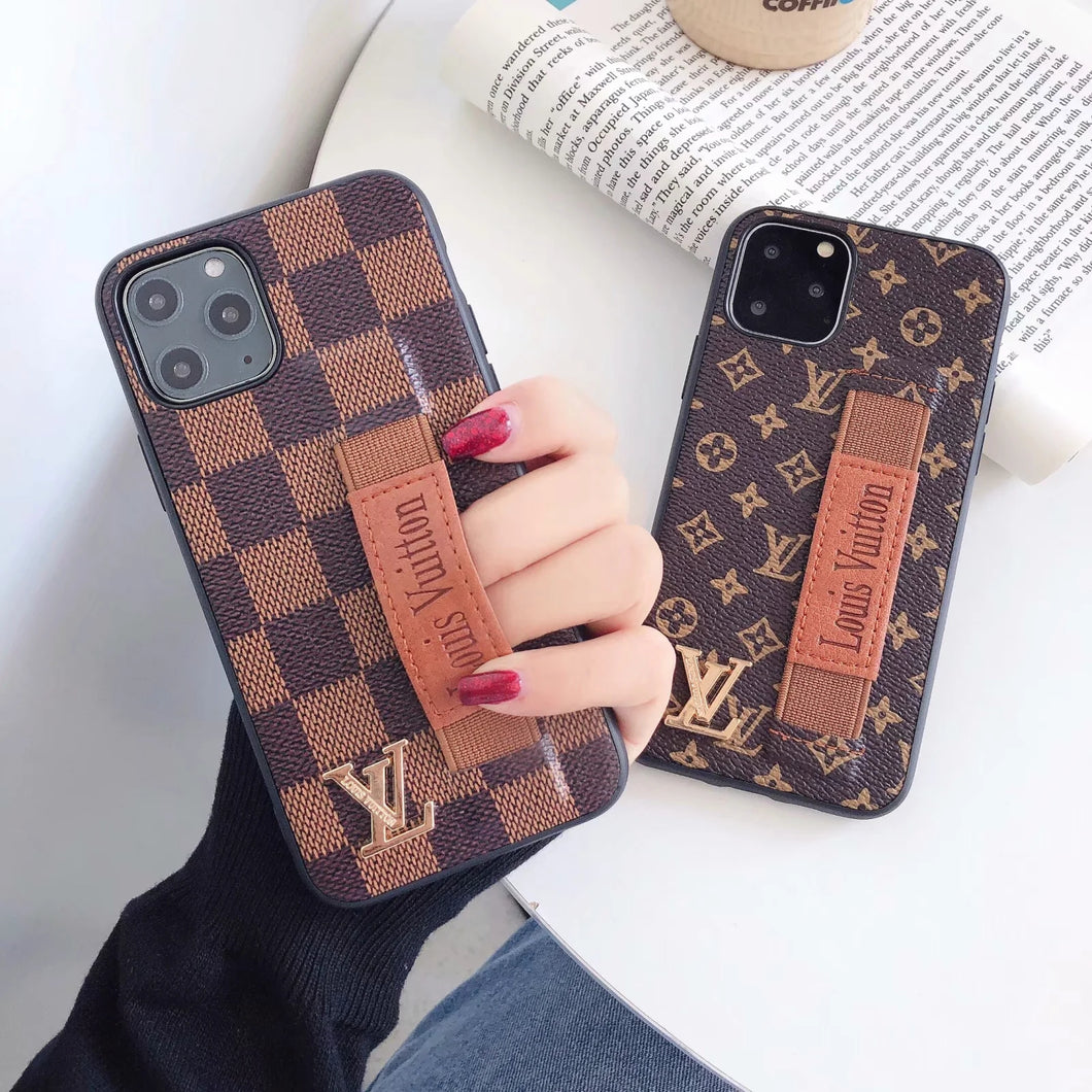 Louis Vuitton Leather Phone Case For iPhone 11 – Phone Swag