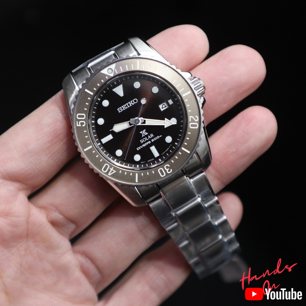 Seiko Prospex  Solar 200m 660ft diver's watch SNE571P1
