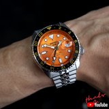 Seiko 5 Sports GMT orange dial SKX SSK005 SSK005k1