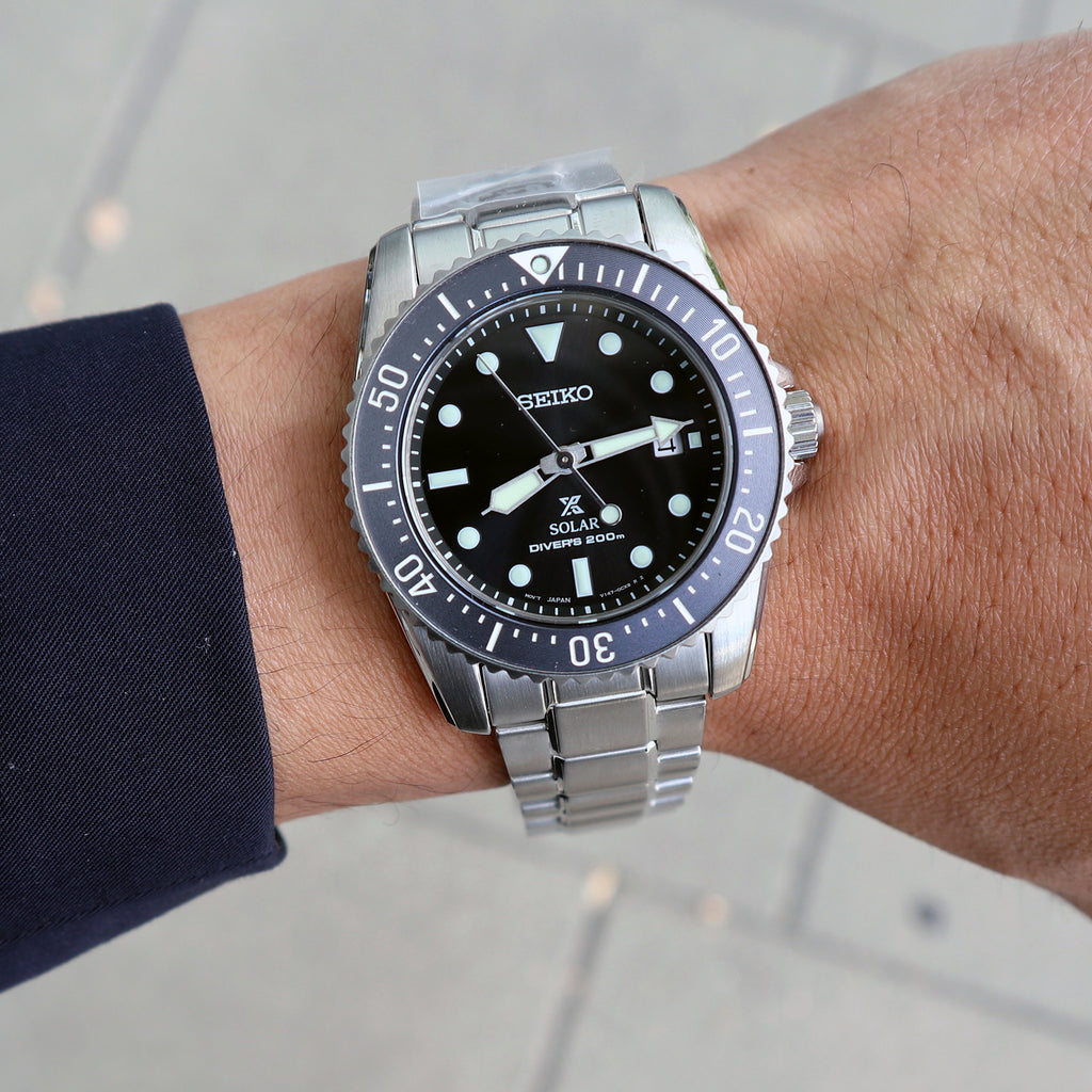 Seiko Prospex  Solar 200m 660ft diver's watch SNE569P1