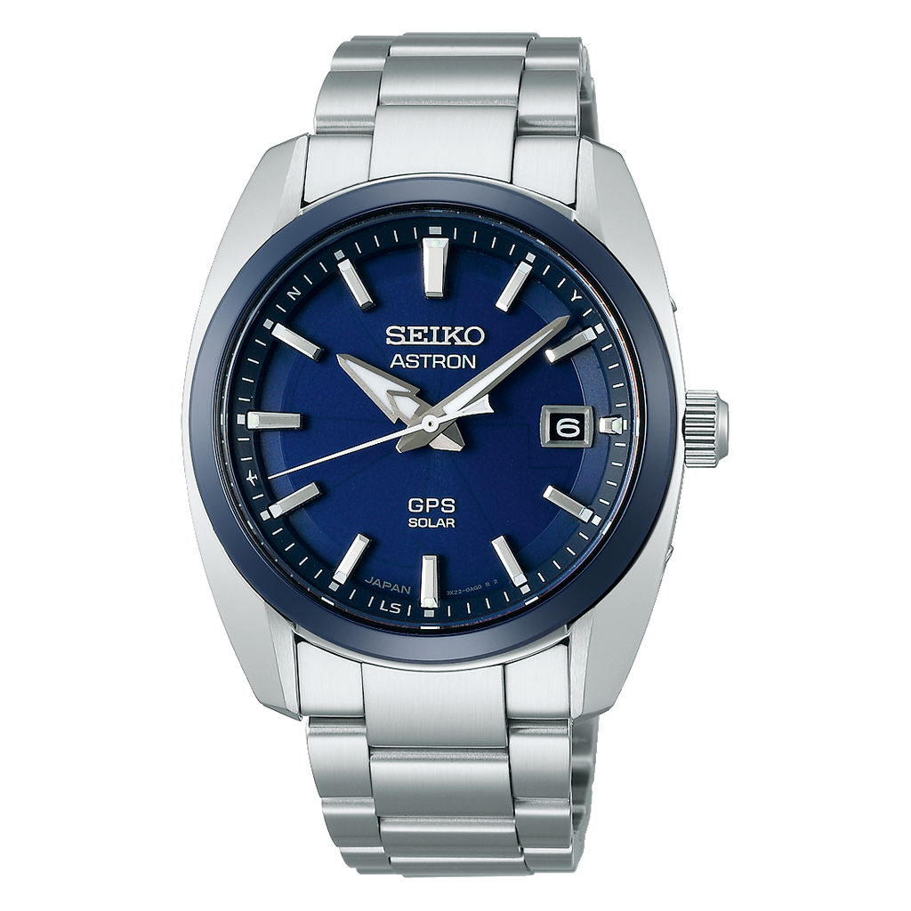 Seiko Astron GPS Solar 39mm Blue Dial SSJ003J1