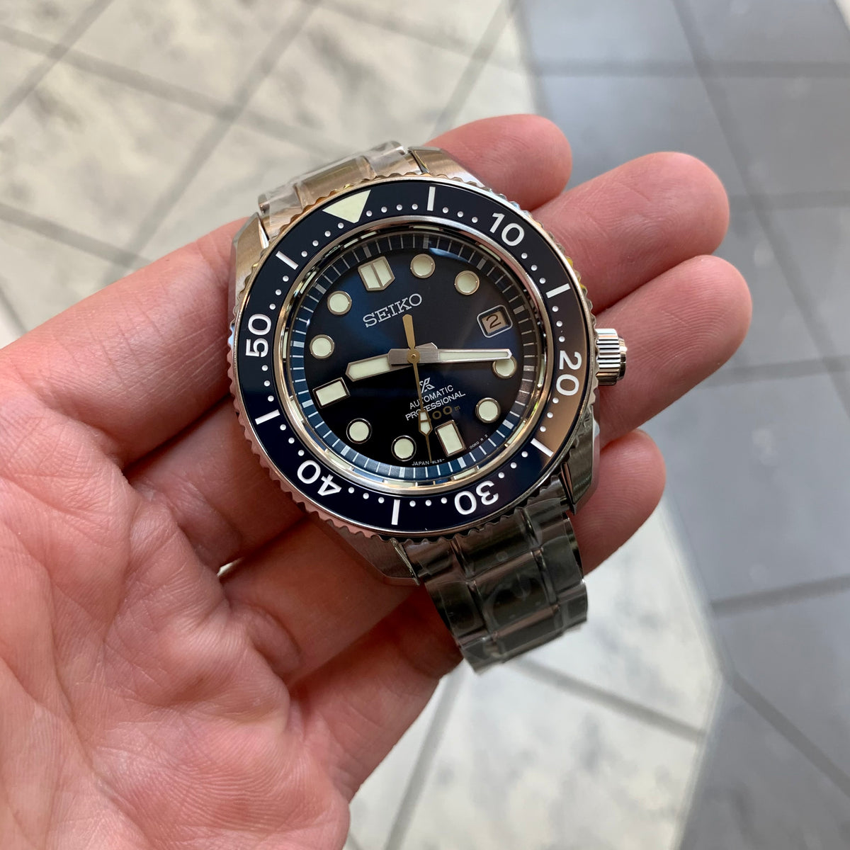 Seiko Prospex Marinemaster Diver Ceramic Bezel Sla023j1