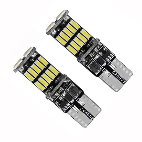 Ampoules T10 W5W LED Veilleuses 24 SMD Canbus Bleu glacier 5pcs - Xenon  Discount