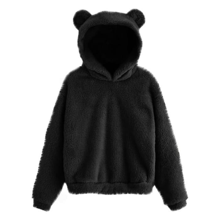 warm fleece hoodie