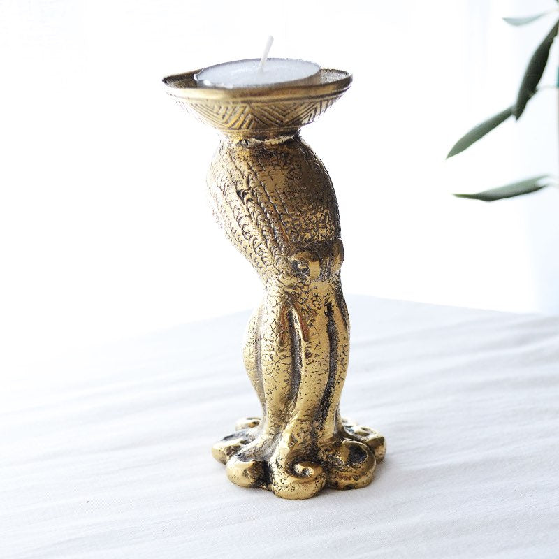 Palm Tree Brass Candle Stick Holders – Canggu & Co