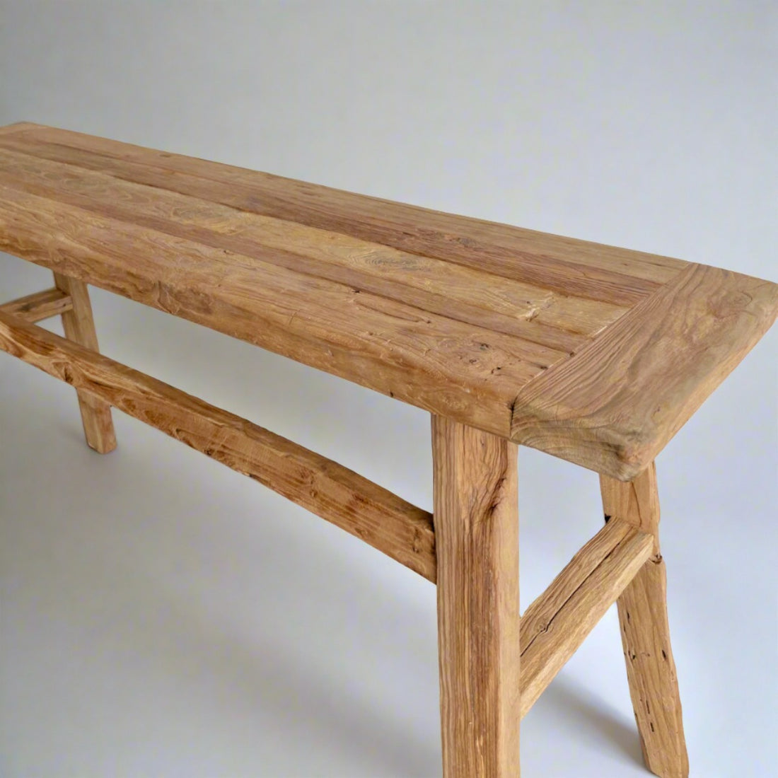 Rustic Teak Console Table 140cm – Paradise Living Co.