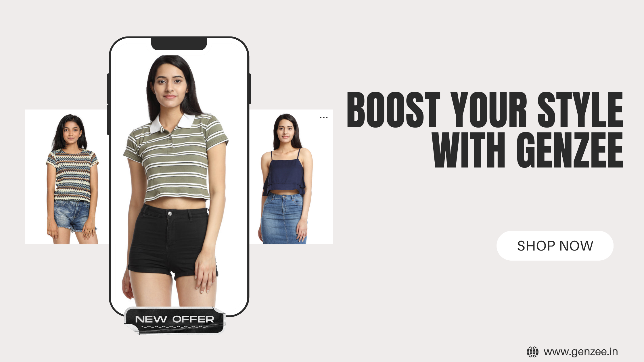 Boost Your Style with Genzee: Your Ultimate Destination for Online Crop Tops and Women's & Girl’s Fashion