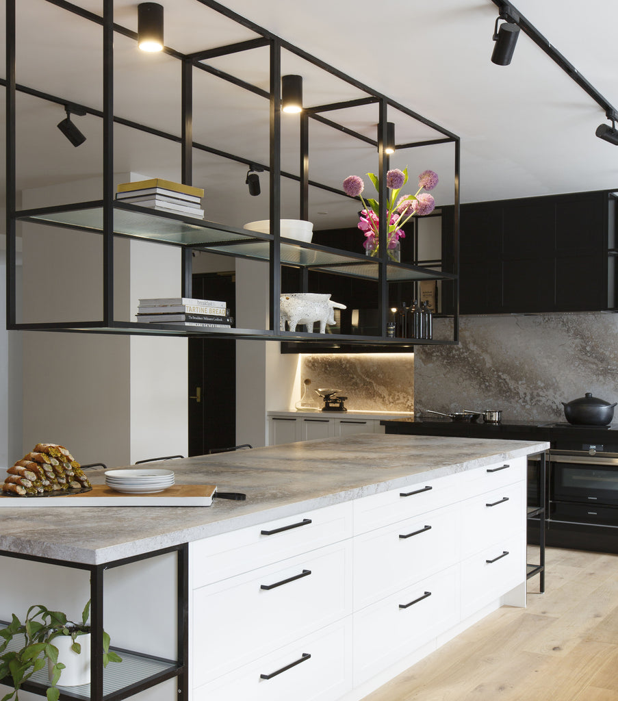 Trending: Suspended Kitchen Shelving