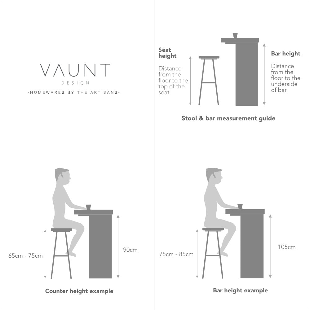 Bar Stool Height Calculator In Cm Vaunt Design