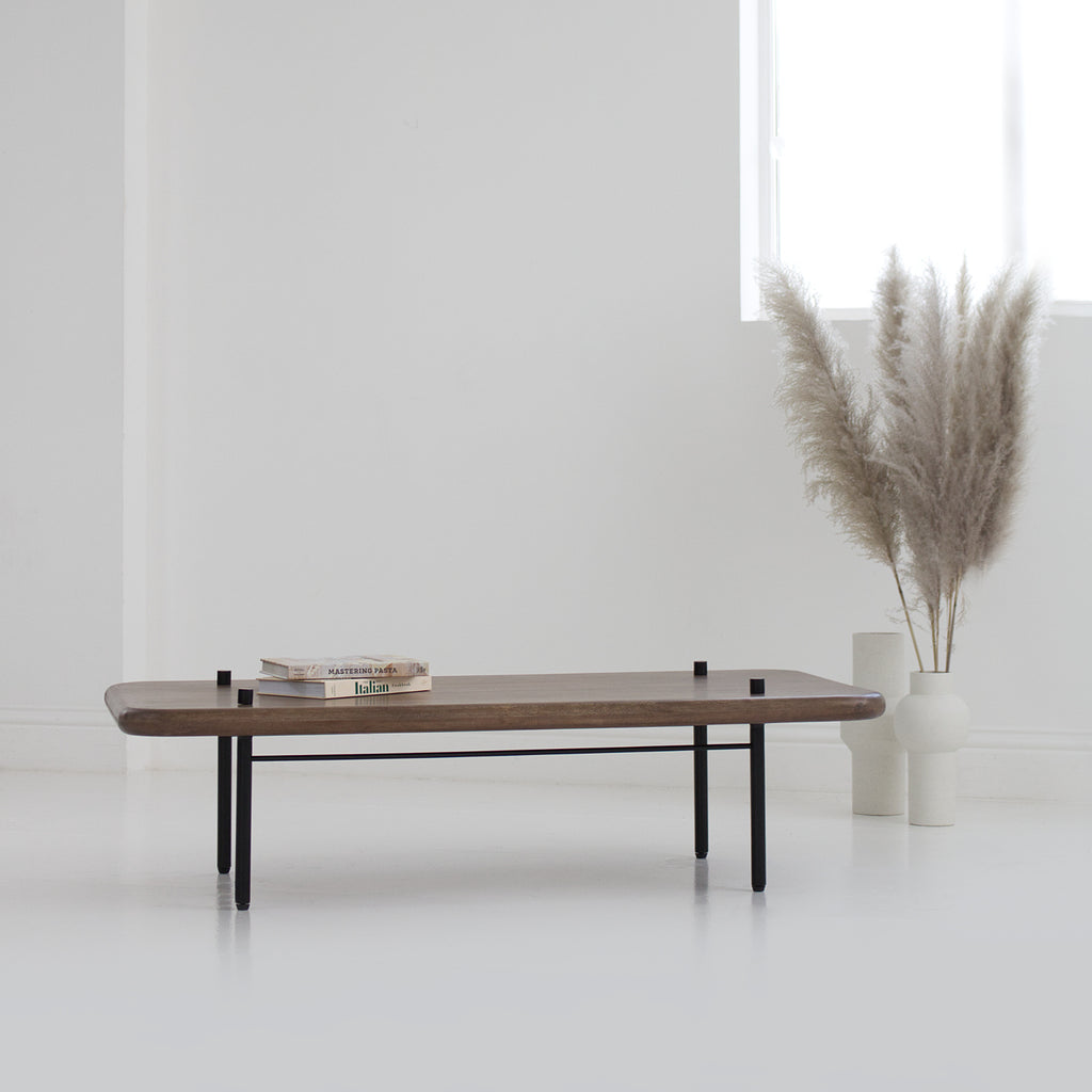 Japandi coffee table walnut