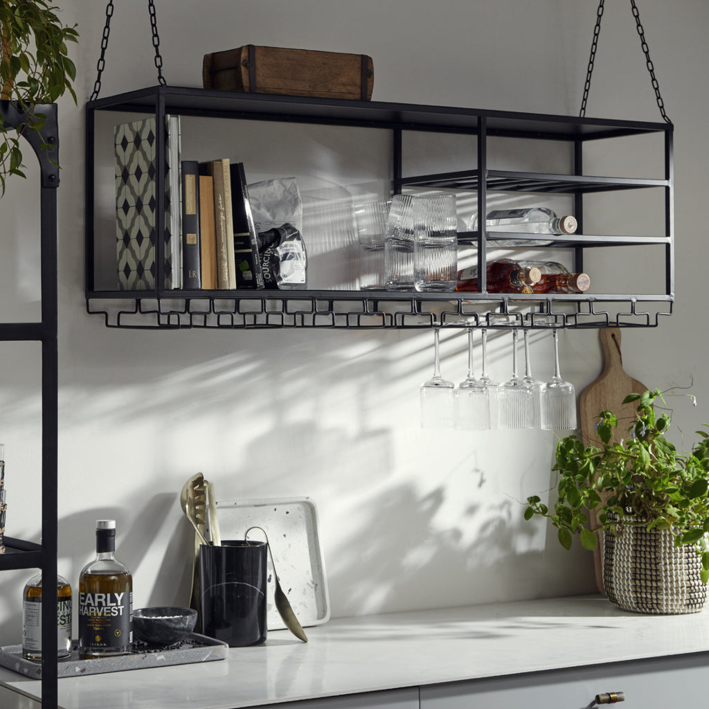 hanging shelf open cabinets, Creative Ways To Use Hanging Storage In Your  Kitchen, Decoist