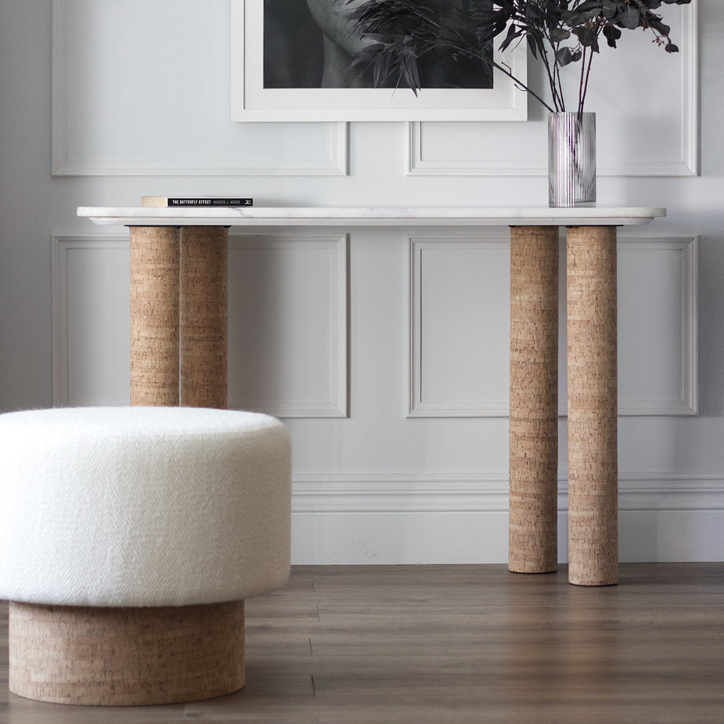 Marble console table